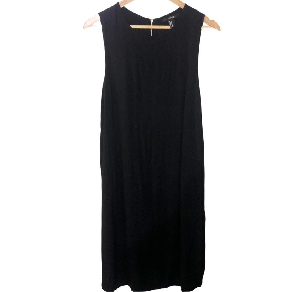 Sleeveless Midi Mini 2 Layer Split Side Dress - image 1